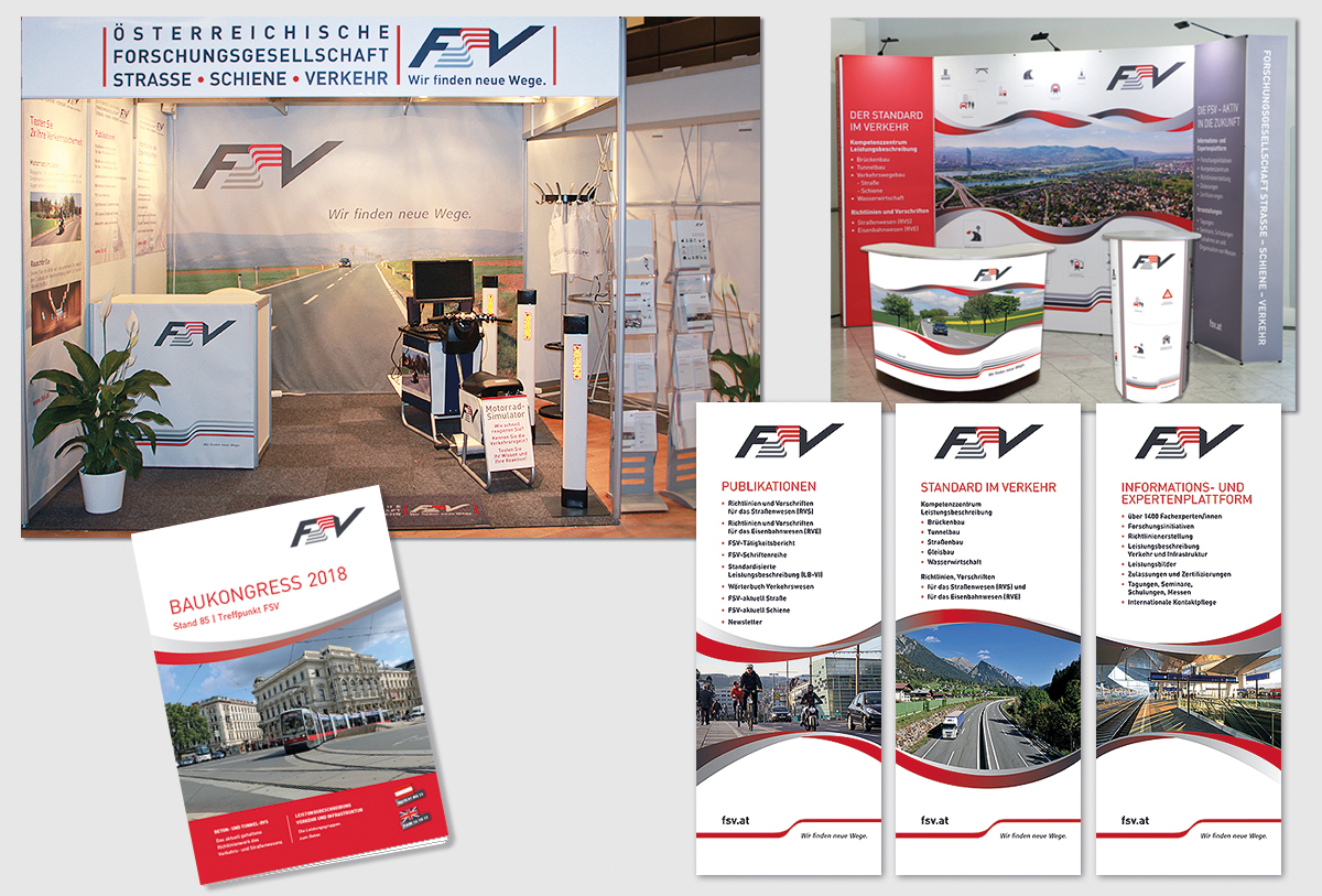 FSV Messestand Design und Roll-ups
