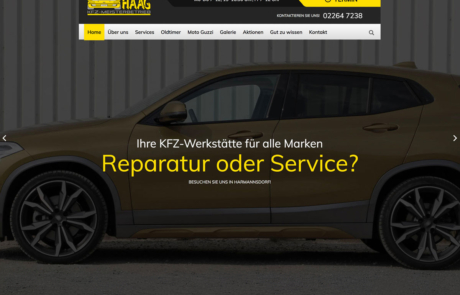KFZ-HAAG Website