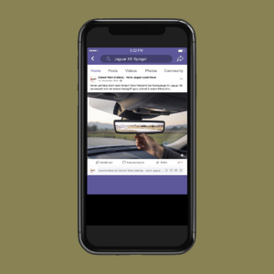Facebook-Ad Jaguar XE