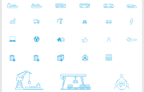 Diverse Icons aus dem Annual Report